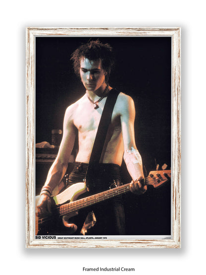 Sid Vicious - Atlanta - 1978  - Poster