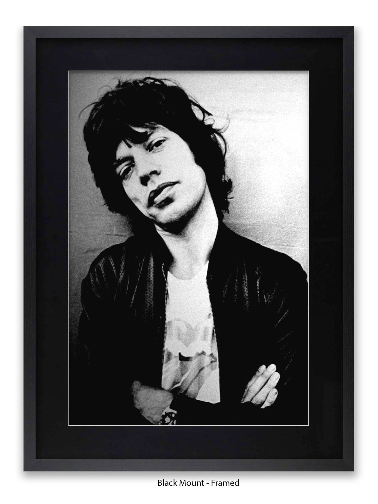 Rolling Stones - Mick Jagger - London 1975 - Poster