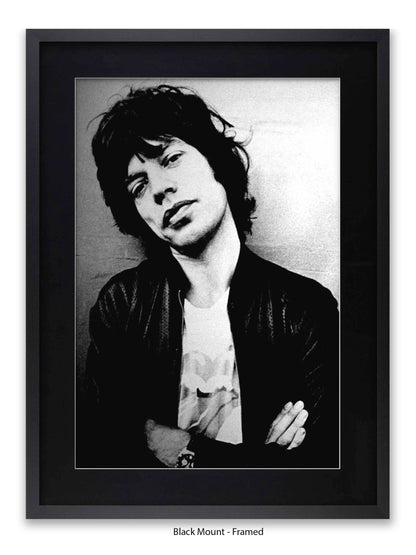 Rolling Stones - Mick Jagger - London 1975 - Poster