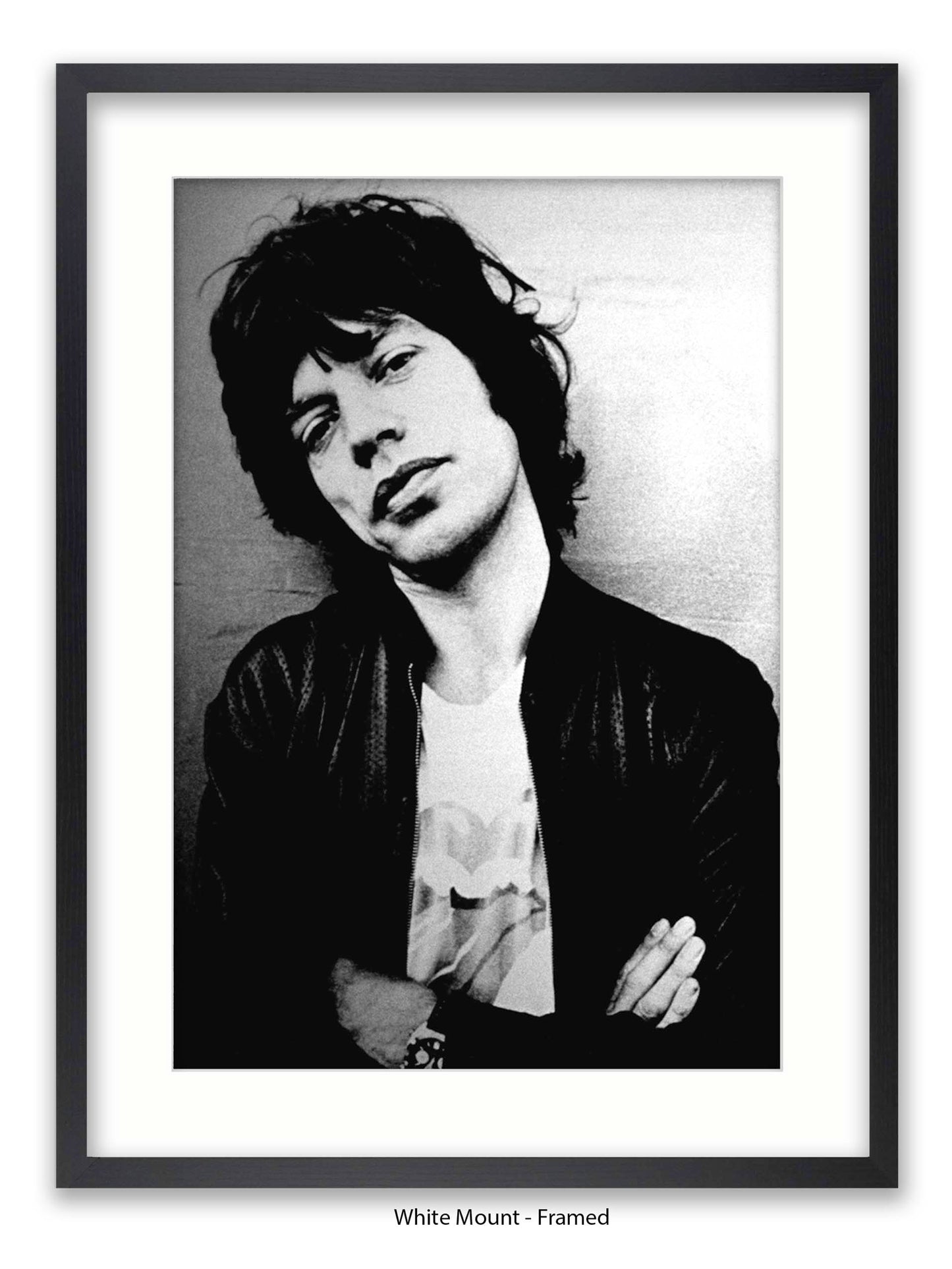 Rolling Stones - Mick Jagger - London 1975 - Poster