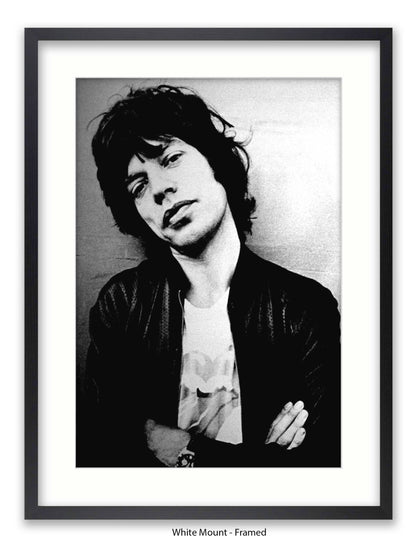 Rolling Stones - Mick Jagger - London 1975 - Poster