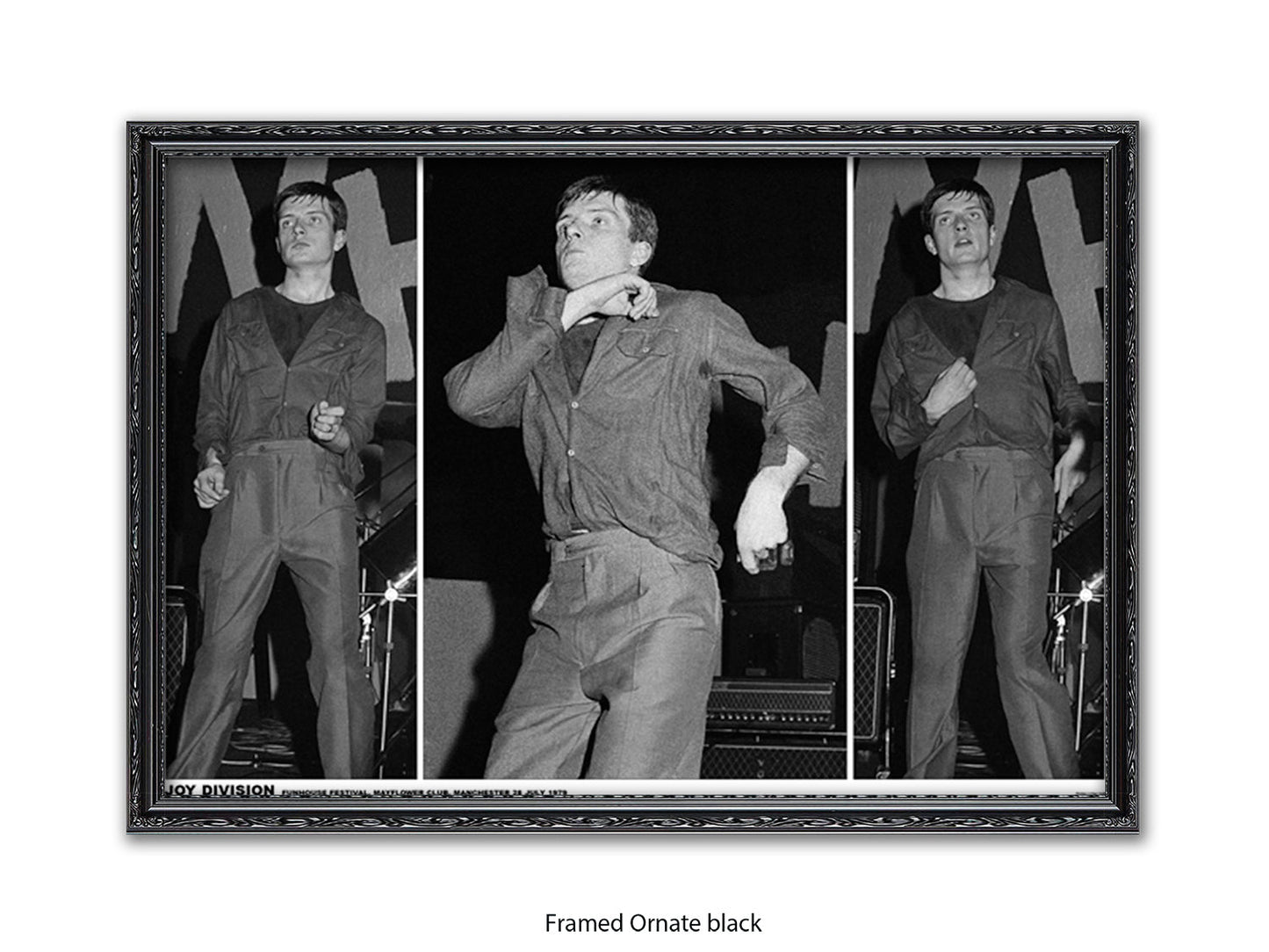 Joiy Division Ian Curtis Mayflower Club Manchester 1979 Poster