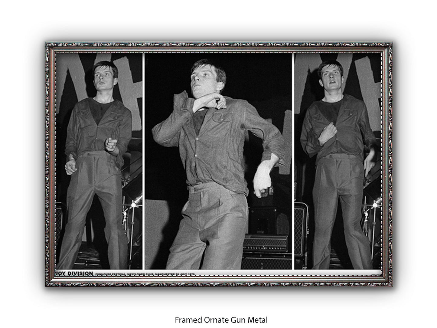 Joiy Division Ian Curtis Mayflower Club Manchester 1979 Poster