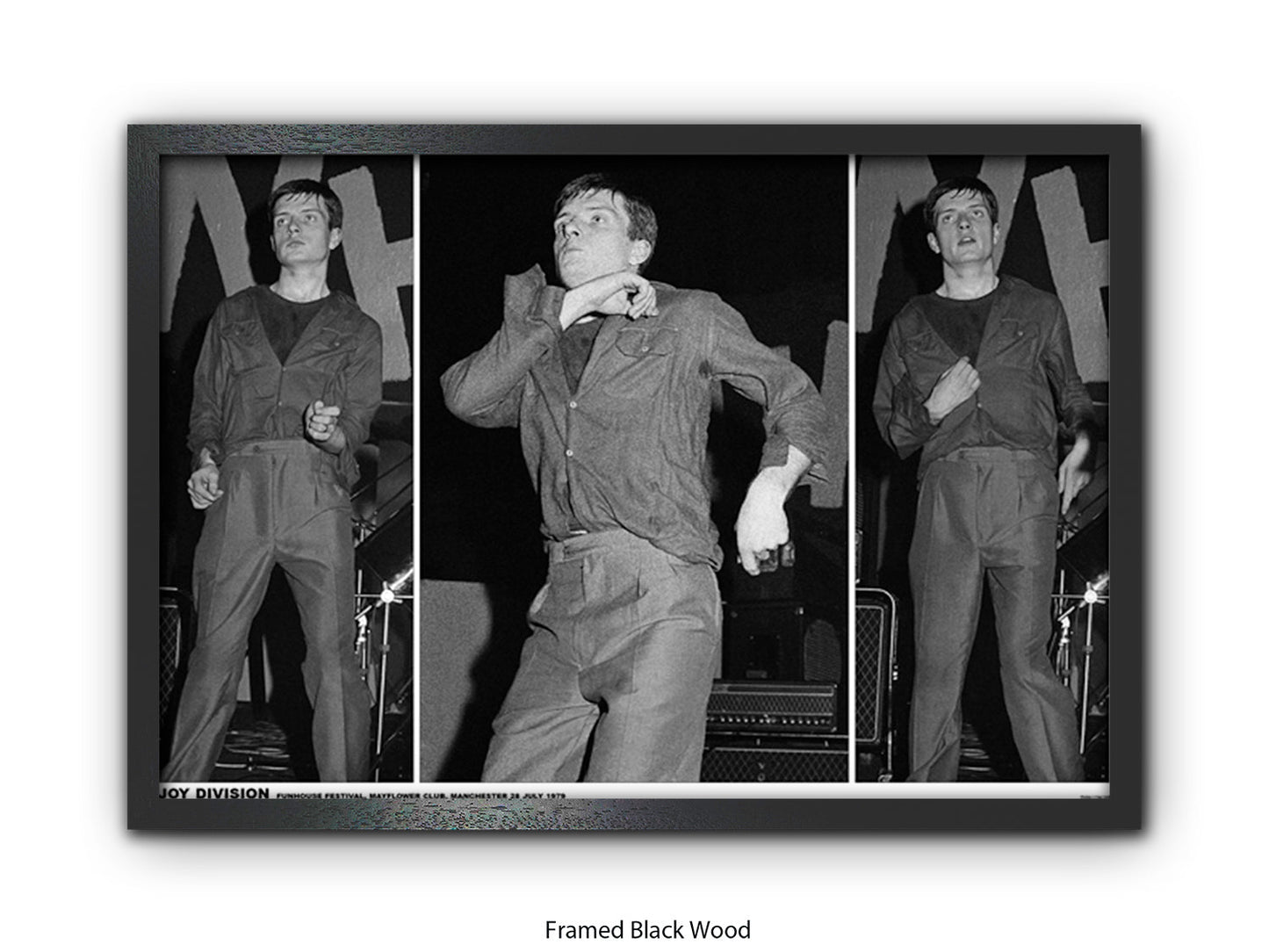 Joiy Division Ian Curtis Mayflower Club Manchester 1979 Poster