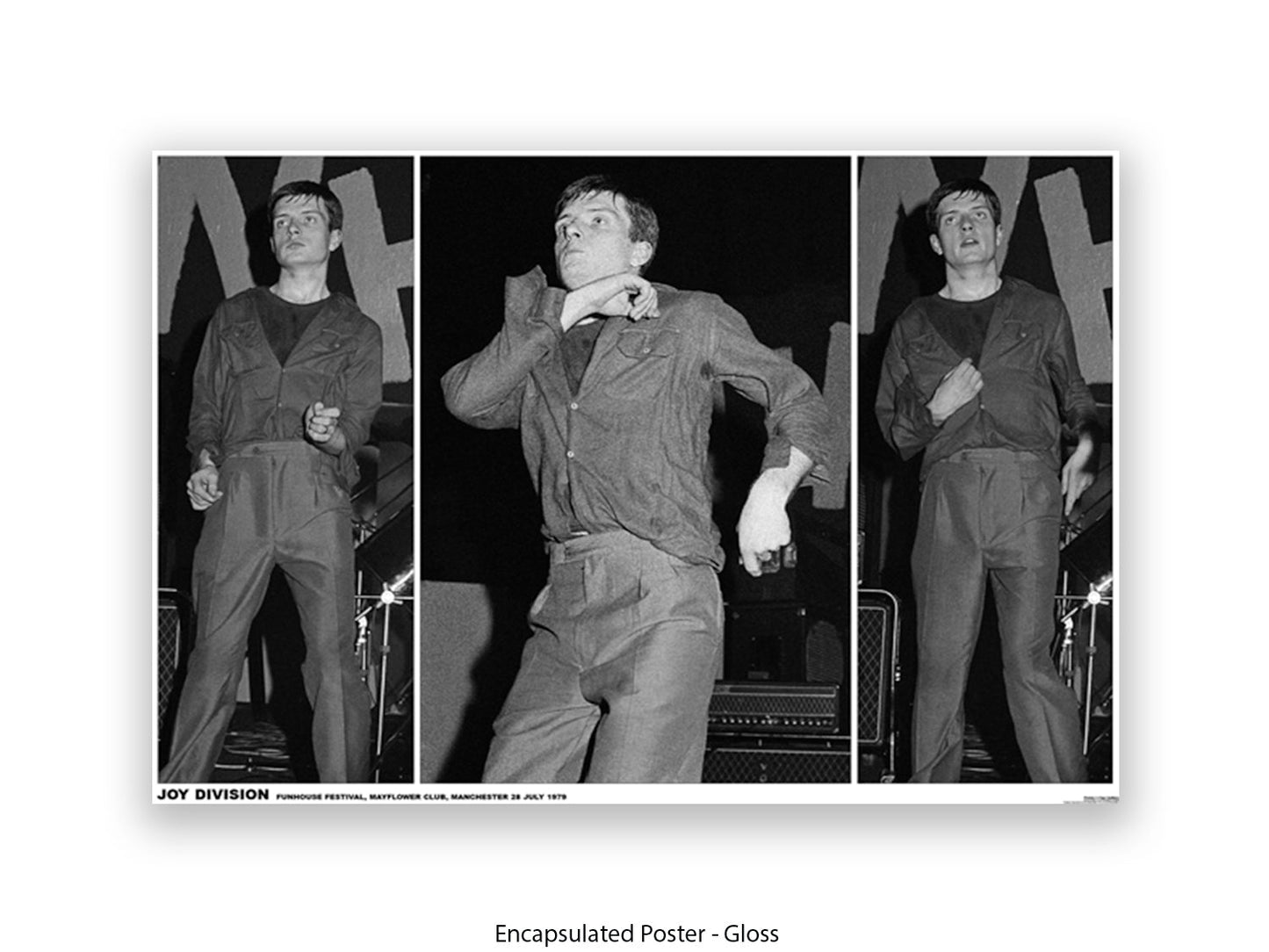 Joiy Division Ian Curtis Mayflower Club Manchester 1979 Poster