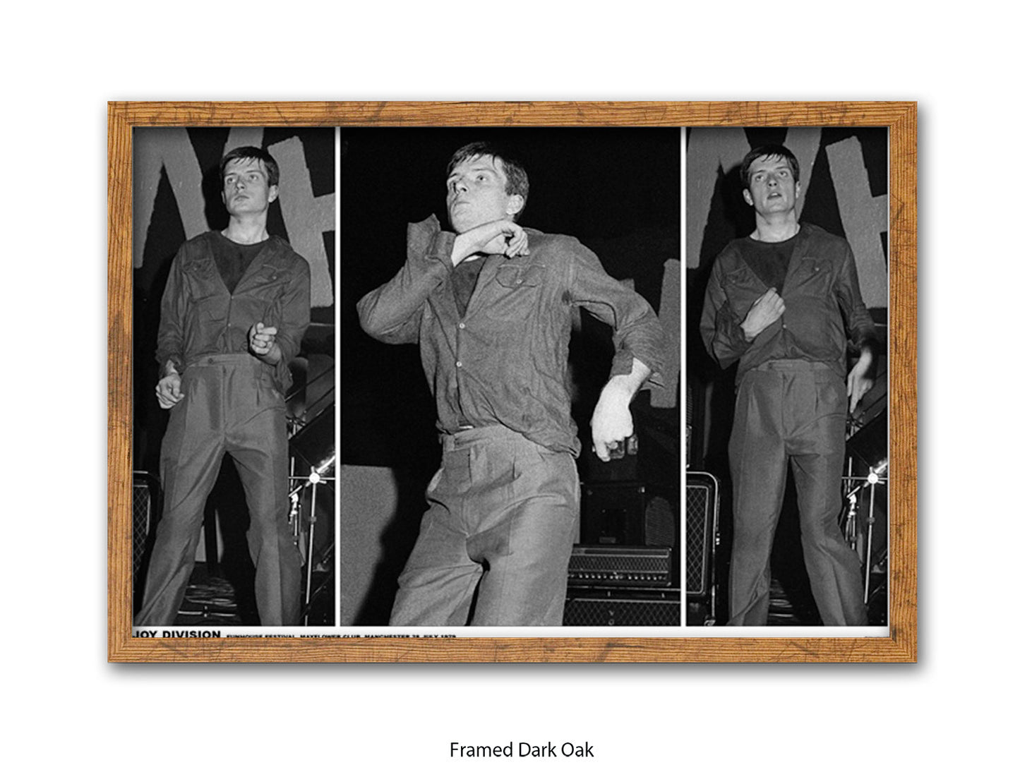 Joiy Division Ian Curtis Mayflower Club Manchester 1979 Poster