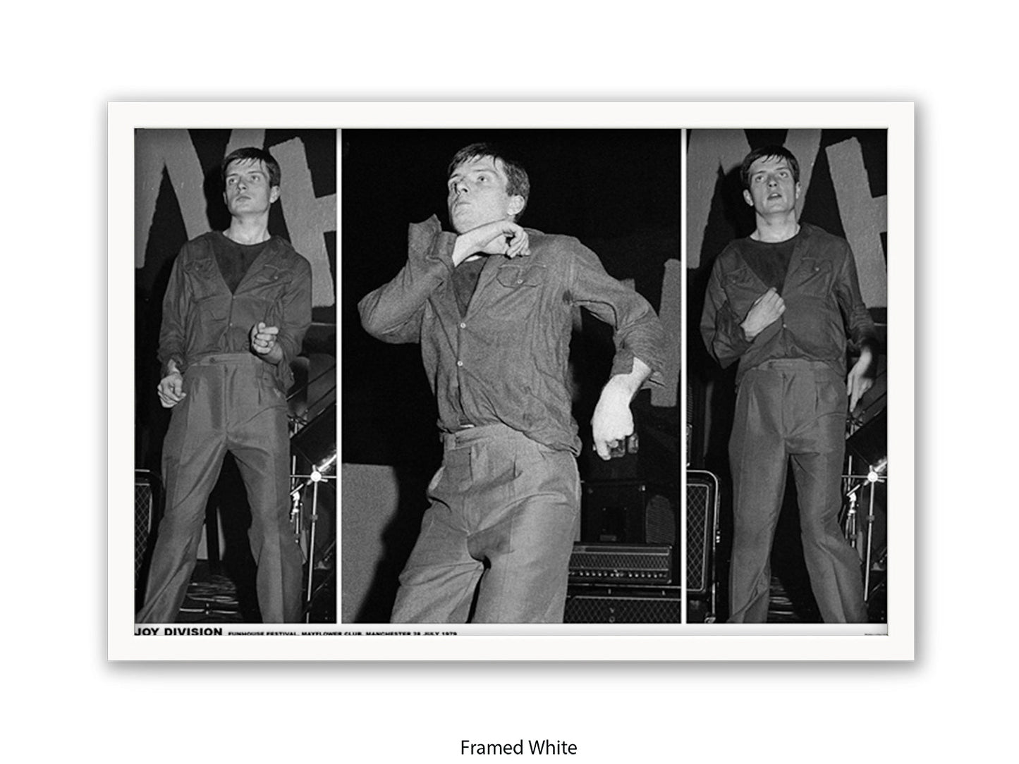 Joiy Division Ian Curtis Mayflower Club Manchester 1979 Poster