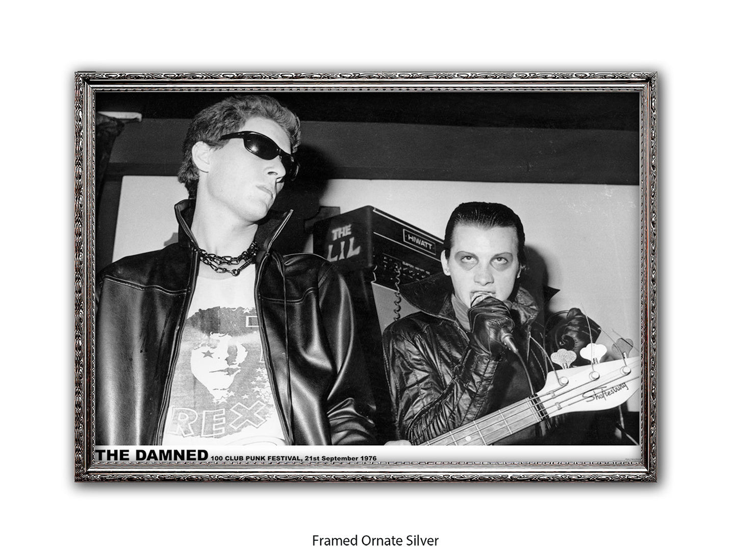 Damned 100 Club London 1976 Poster