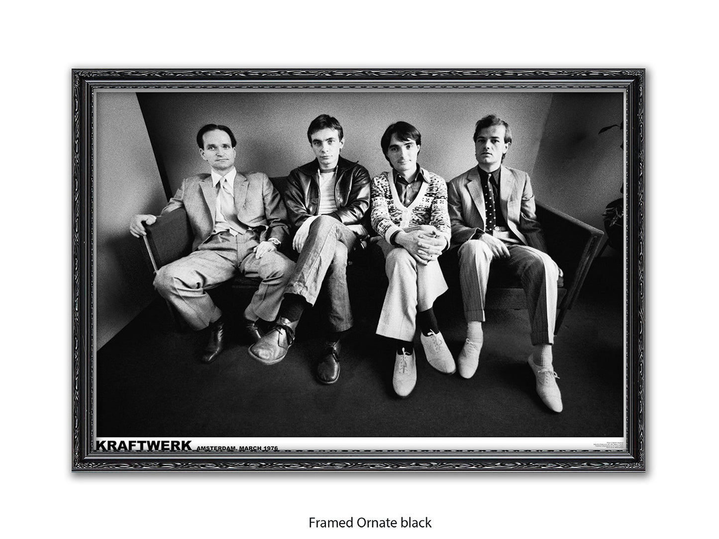 Kraftwerk Amsterdam 1976 Poster