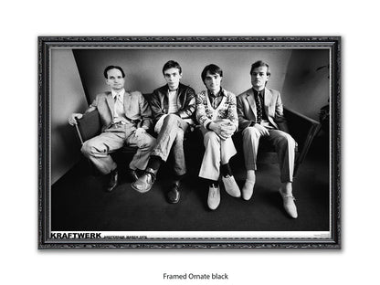 Kraftwerk Amsterdam 1976 Poster