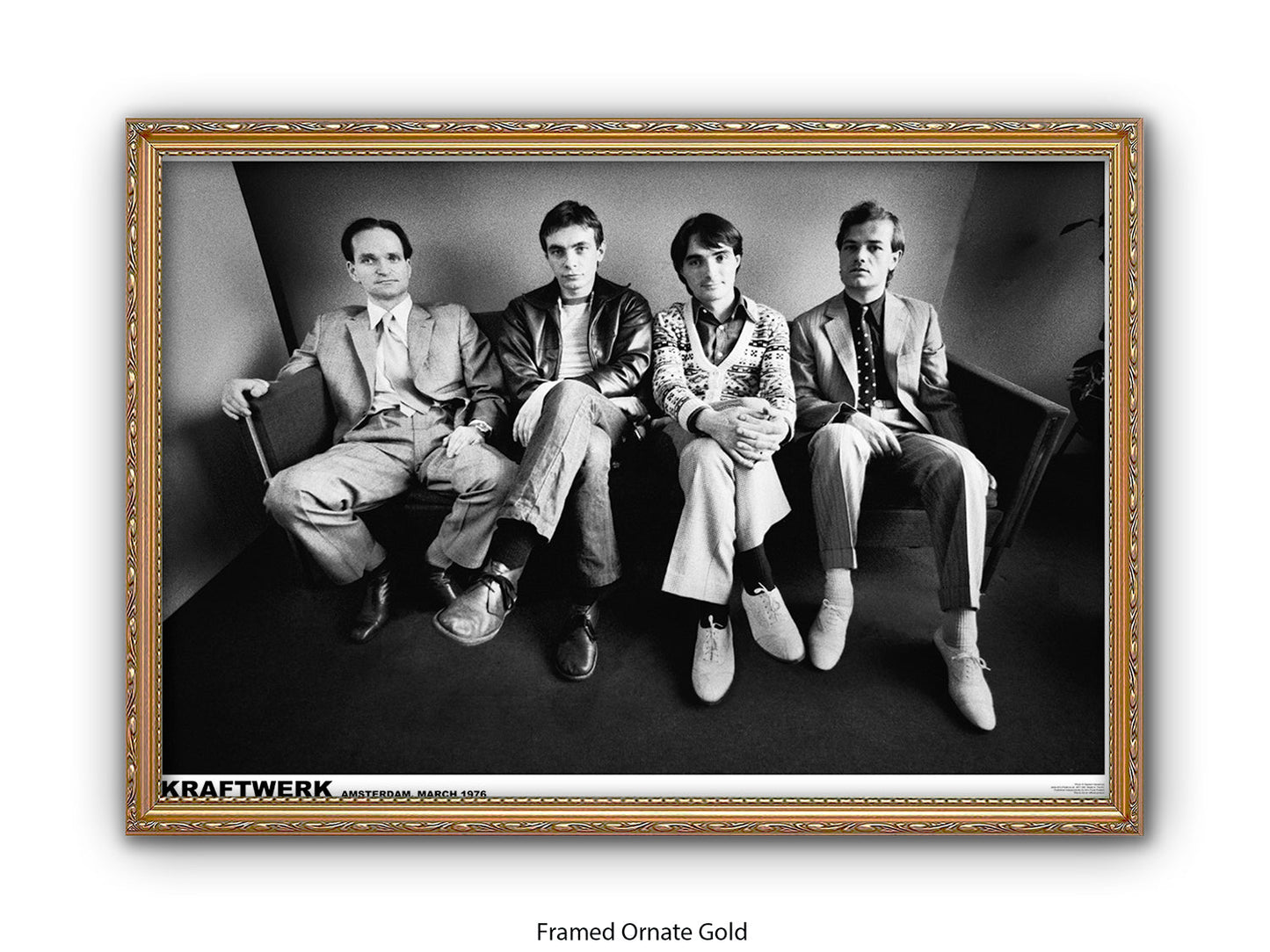 Kraftwerk Amsterdam 1976 Poster