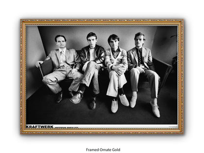 Kraftwerk Amsterdam 1976 Poster