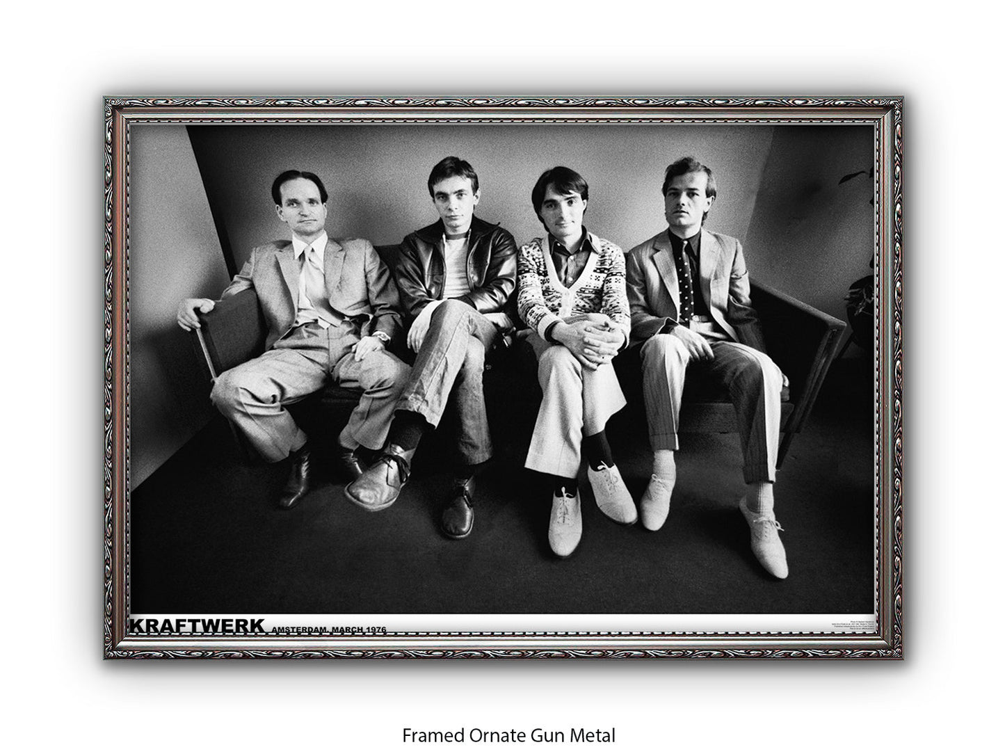 Kraftwerk Amsterdam 1976 Poster