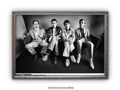 Kraftwerk Amsterdam 1976 Poster