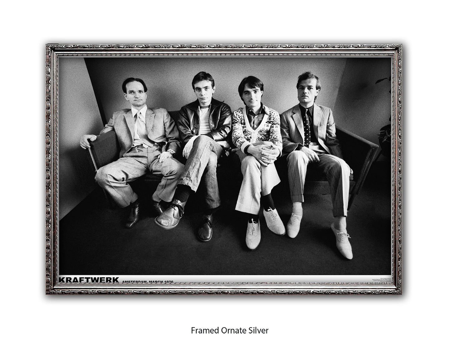 Kraftwerk Amsterdam 1976 Poster