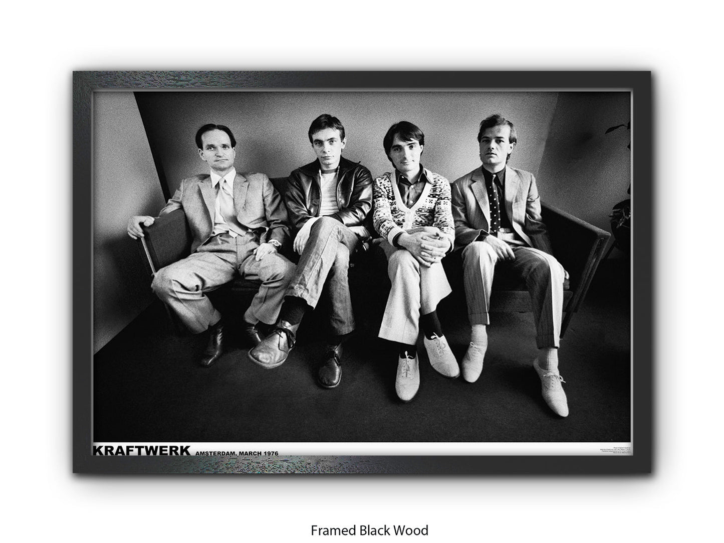 Kraftwerk Amsterdam 1976 Poster