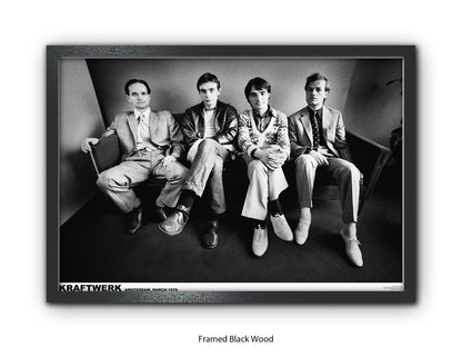 Kraftwerk Amsterdam 1976 Poster