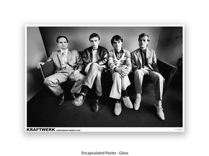 Kraftwerk Amsterdam 1976 Poster