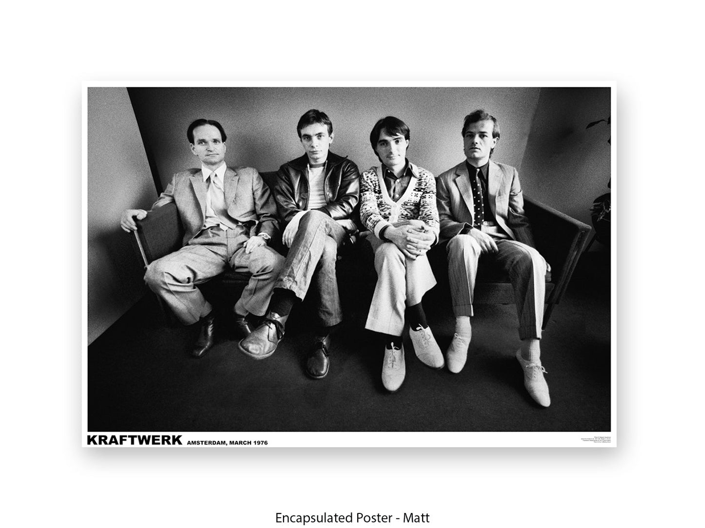 Kraftwerk Amsterdam 1976 Poster
