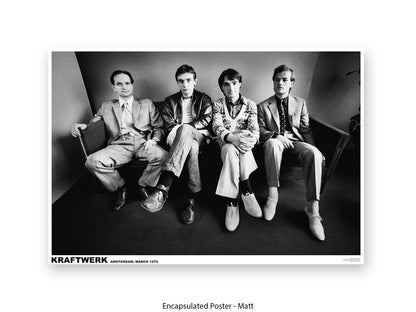 Kraftwerk Amsterdam 1976 Poster