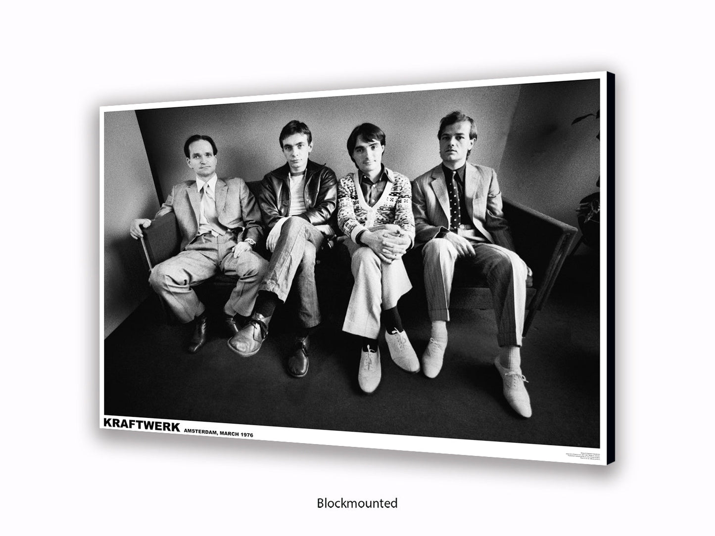 Kraftwerk Amsterdam 1976 Poster