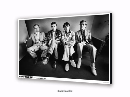 Kraftwerk Amsterdam 1976 Poster
