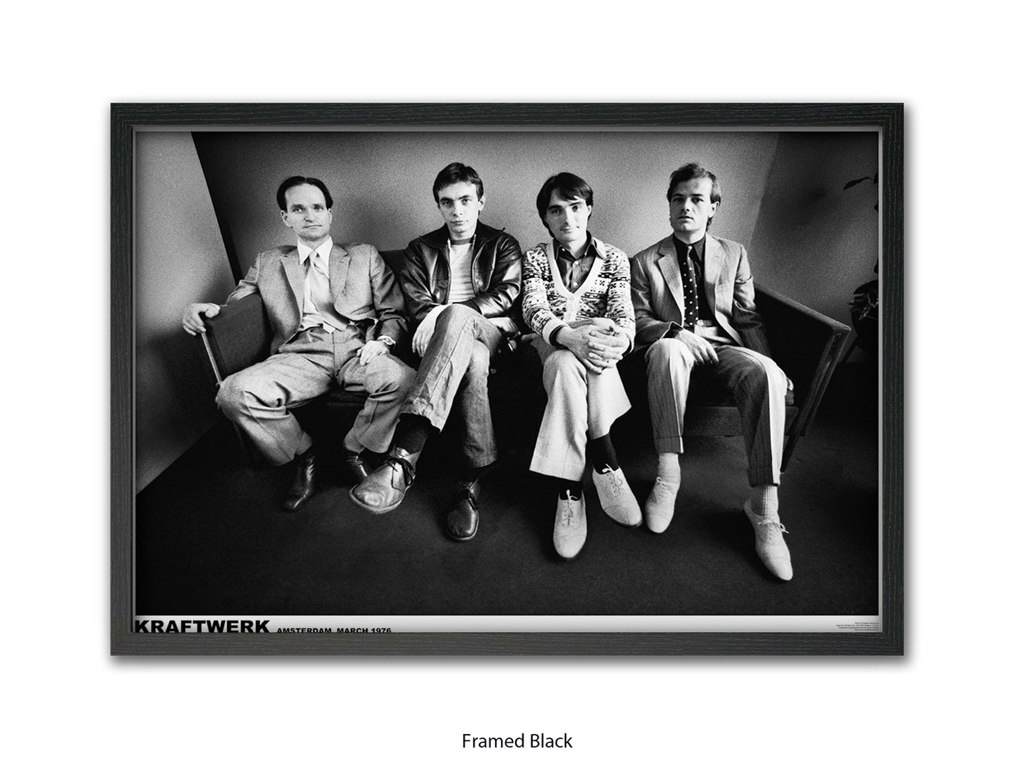 Kraftwerk Amsterdam 1976 Poster