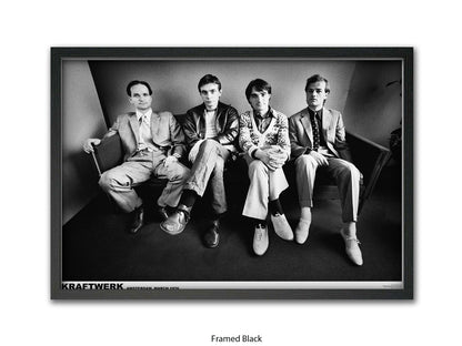 Kraftwerk Amsterdam 1976 Poster