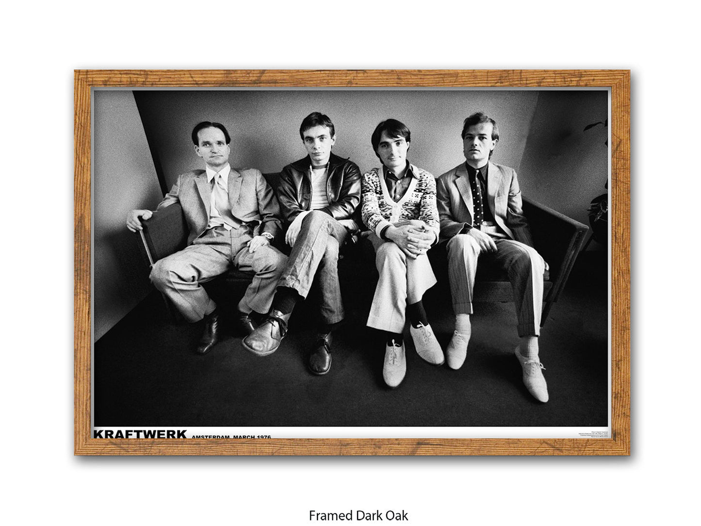 Kraftwerk Amsterdam 1976 Poster