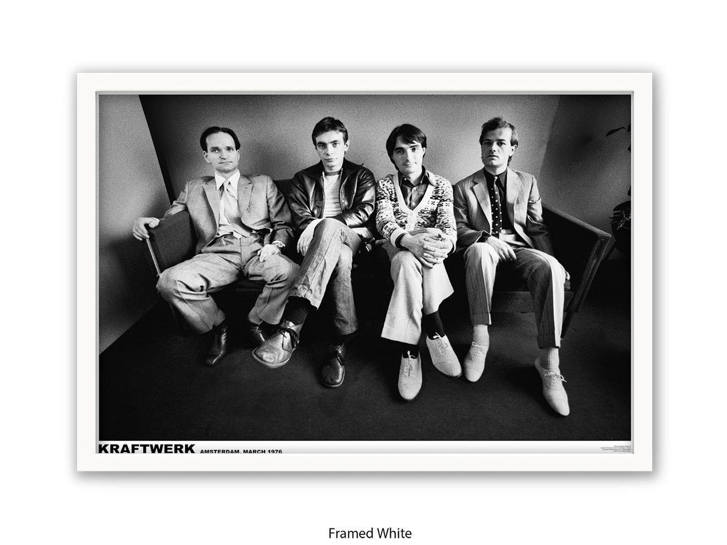 Kraftwerk Amsterdam 1976 Poster