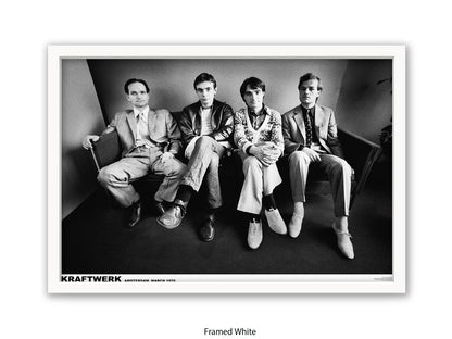 Kraftwerk Amsterdam 1976 Poster