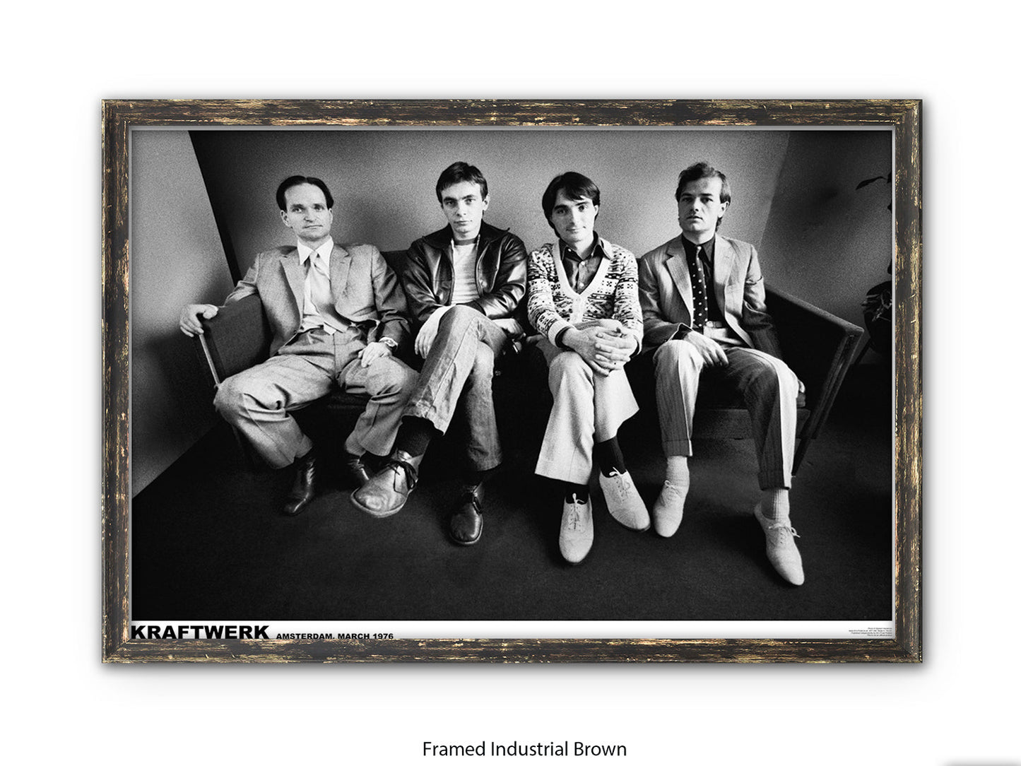 Kraftwerk Amsterdam 1976 Poster