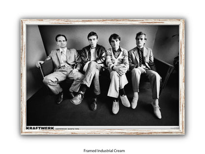 Kraftwerk Amsterdam 1976 Poster