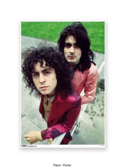 T.Rex - Amsterdam 1972 - Poster