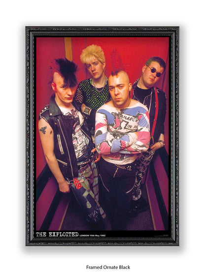 The Exploited - London 10th May 1982 - Poster