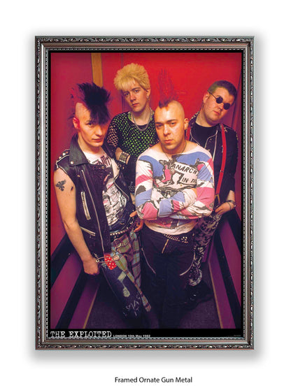 The Exploited - London 10th May 1982 - Poster
