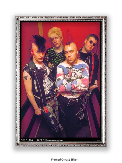 The Exploited - London 10th May 1982 - Poster