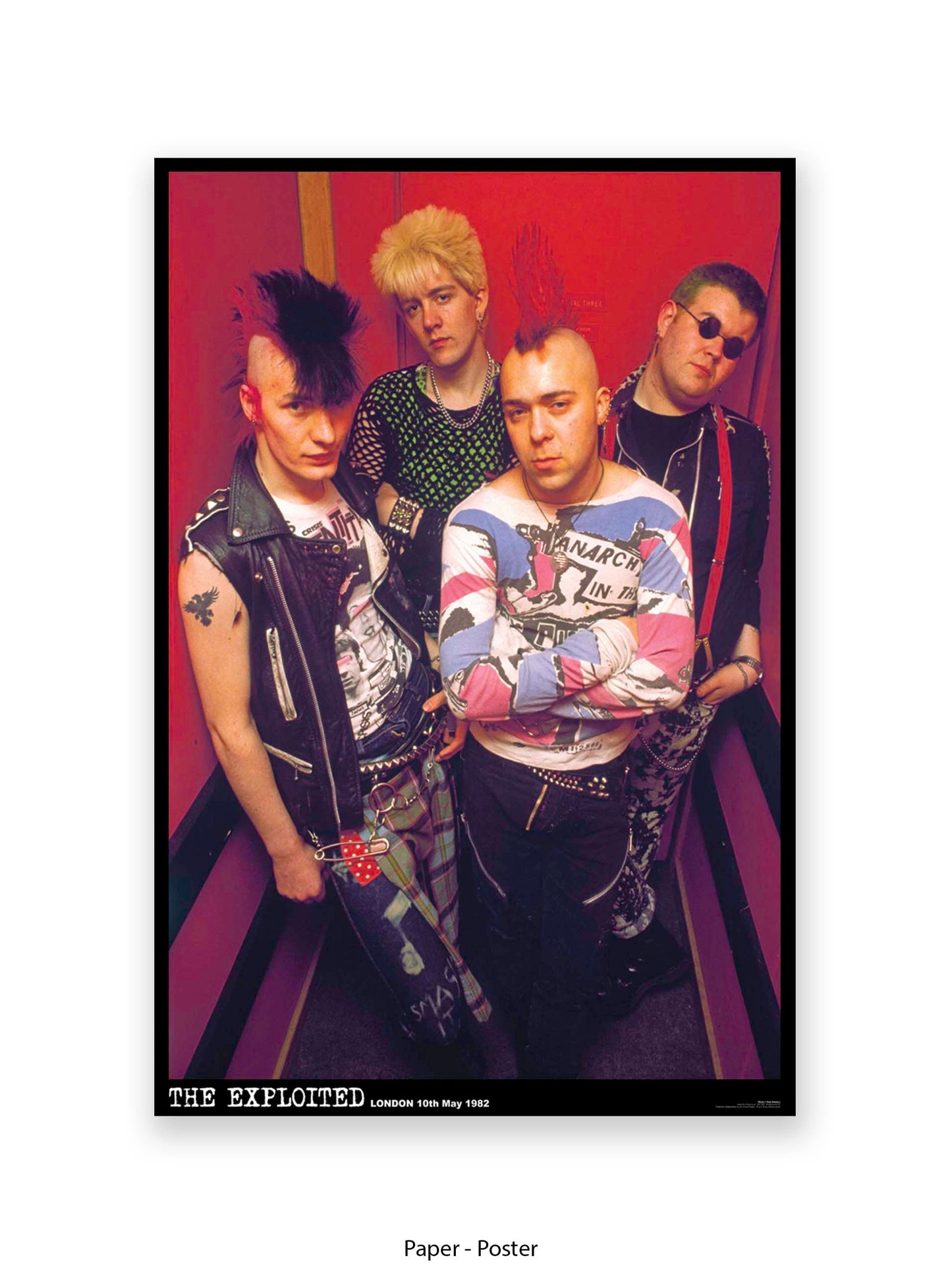 The Exploited - London 10th May 1982 - Poster