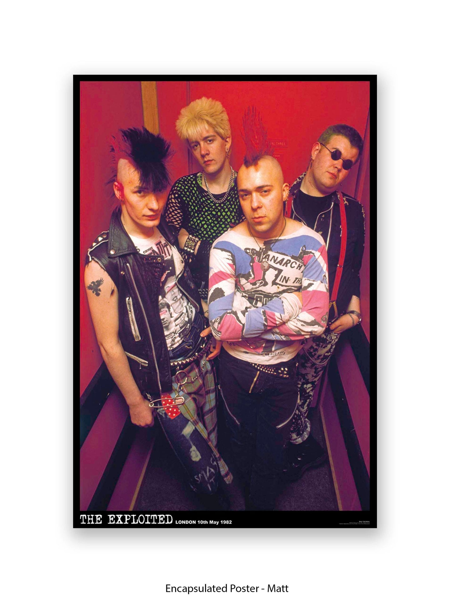 The Exploited - London 10th May 1982 - Poster