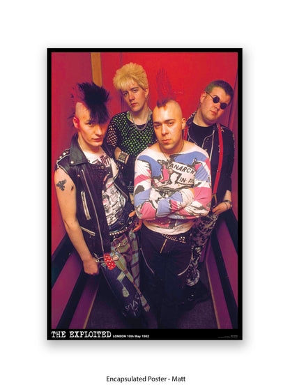 The Exploited - London 10th May 1982 - Poster