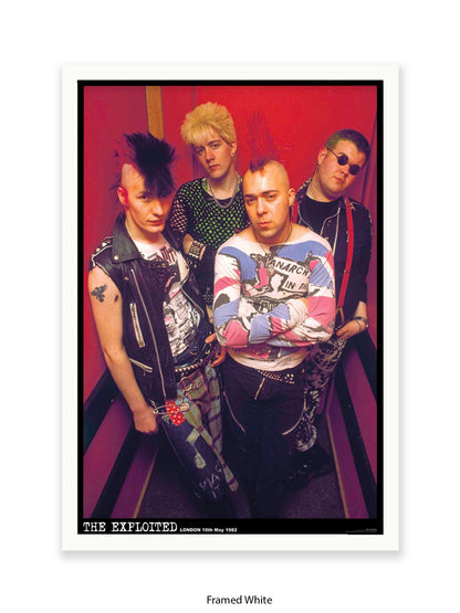The Exploited - London 10th May 1982 - Poster