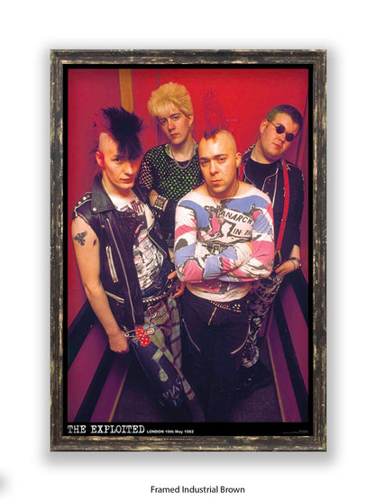 The Exploited - London 10th May 1982 - Poster