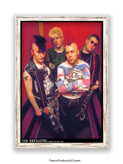 The Exploited - London 10th May 1982 - Poster