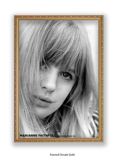 Marianne Faithfull - Kensington London 1964 - Poster