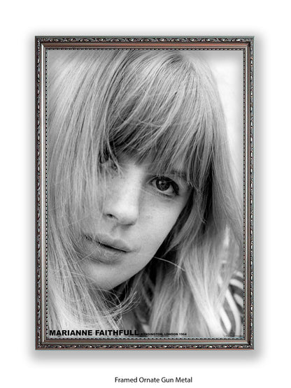 Marianne Faithfull - Kensington London 1964 - Poster