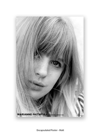 Marianne Faithfull - Kensington London 1964 - Poster