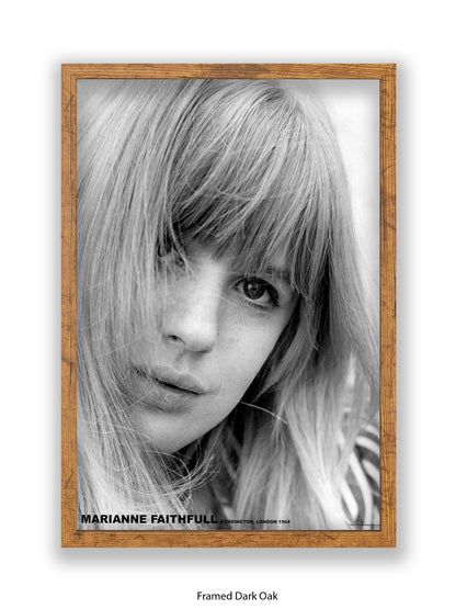 Marianne Faithfull - Kensington London 1964 - Poster
