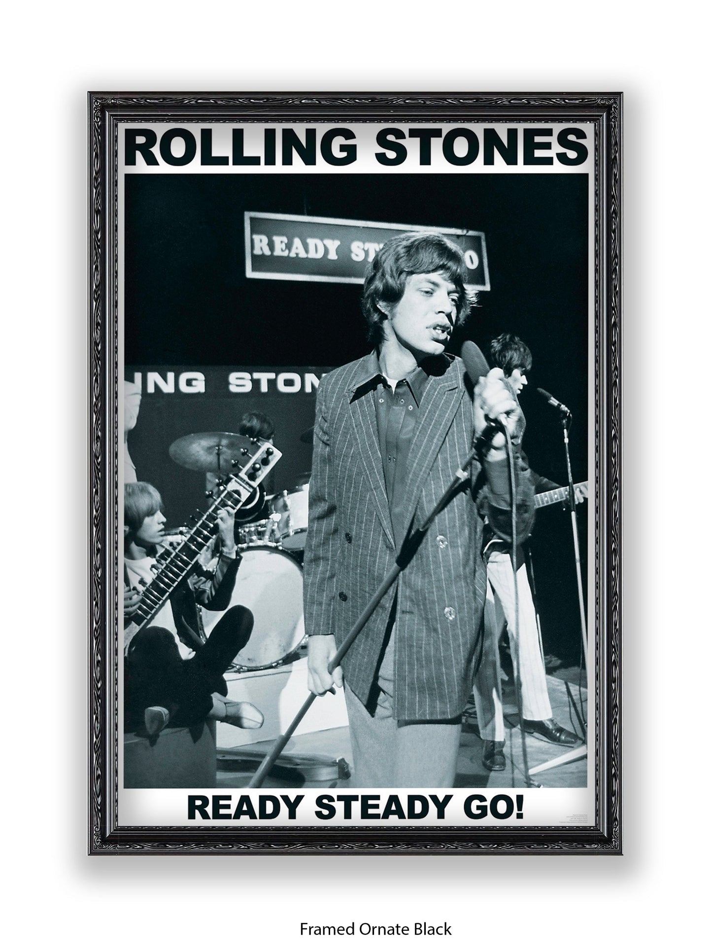 Rolling Stones - Mick Jagger - Ready Steady Go! - Poster
