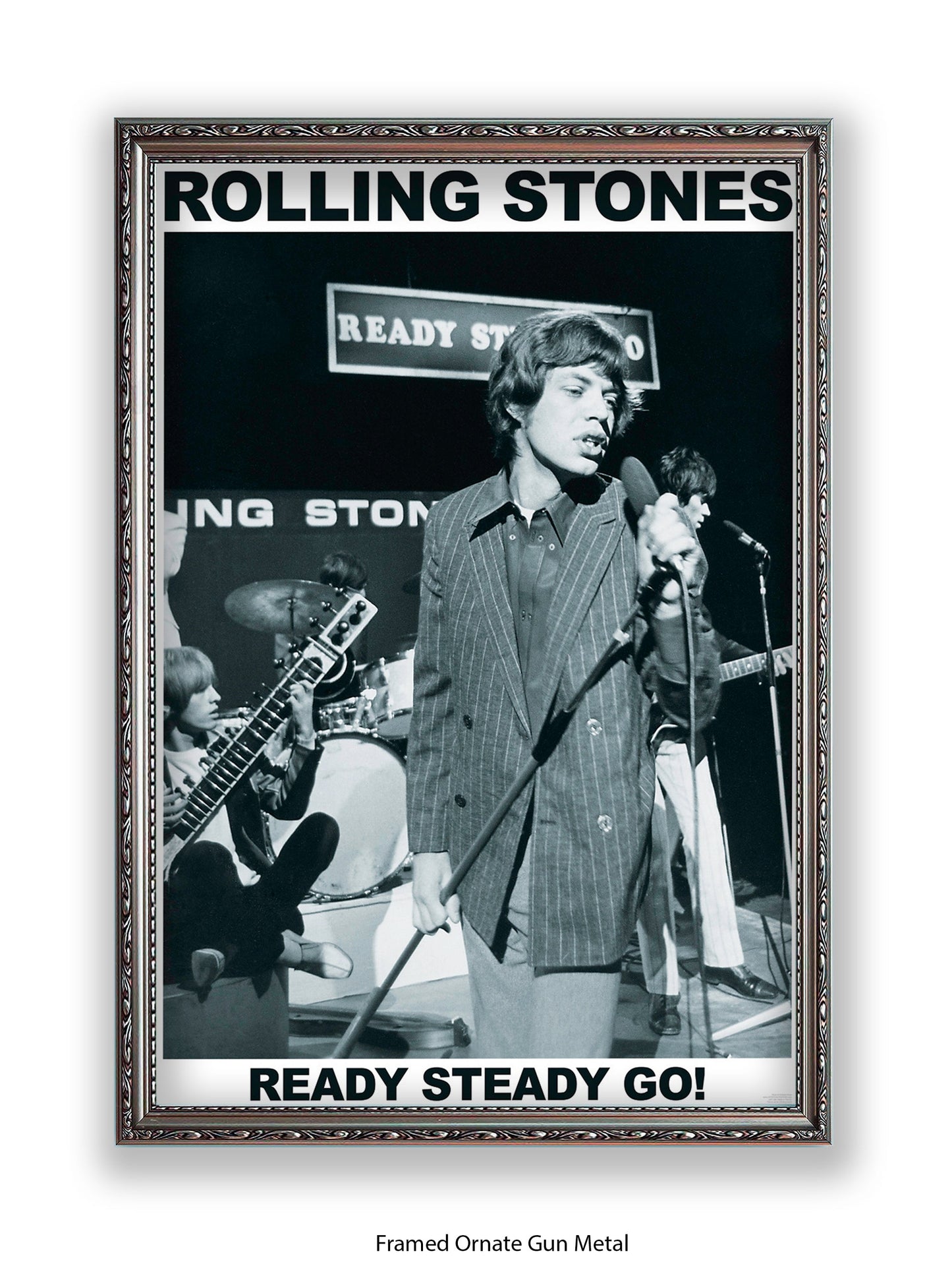 Rolling Stones - Mick Jagger - Ready Steady Go! - Poster