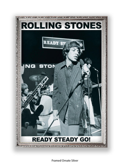 Rolling Stones - Mick Jagger - Ready Steady Go! - Poster